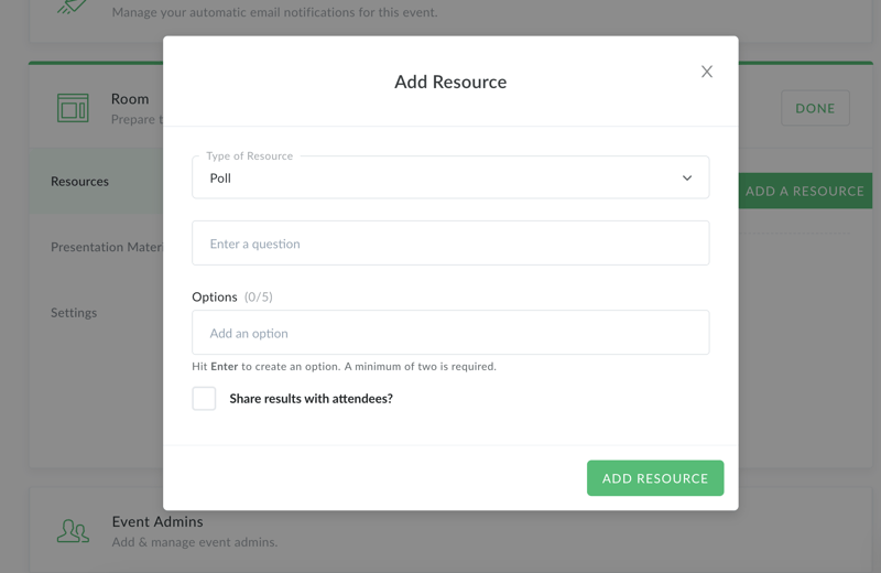 demio poll feature