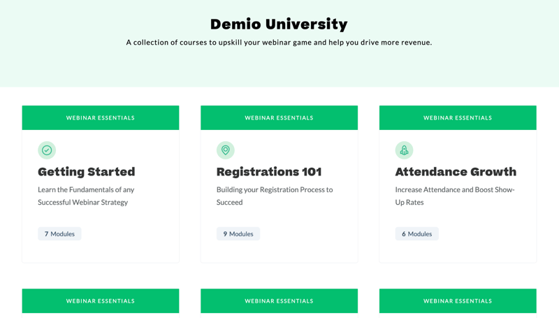 demio university