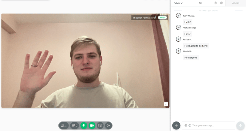 demio webinar chat