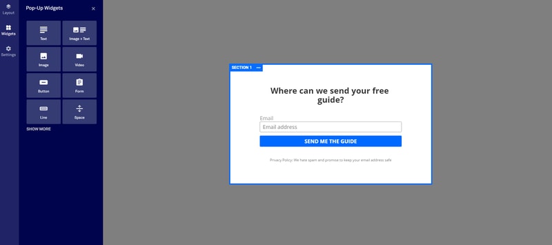 leadpages landing page builder