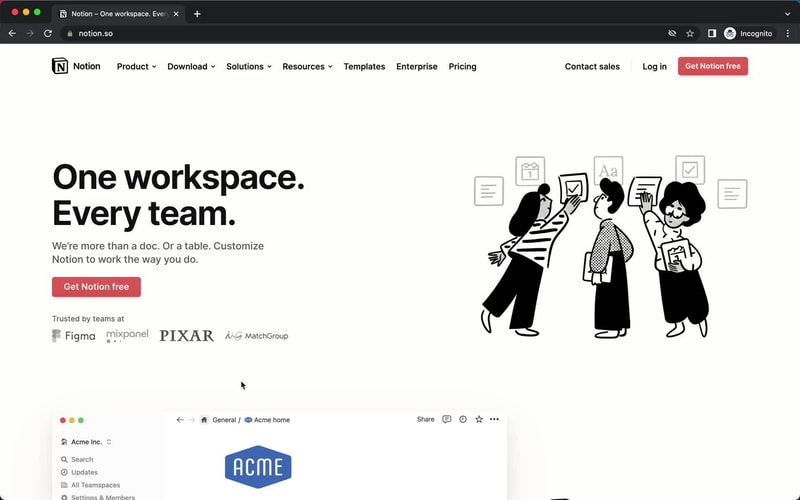 Notion Homepage