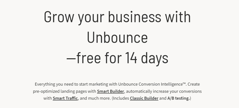 Unbounce Pricing