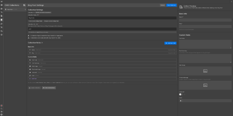 Webflow CMS