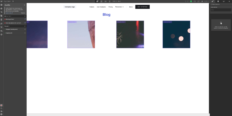 Webflow's SEO