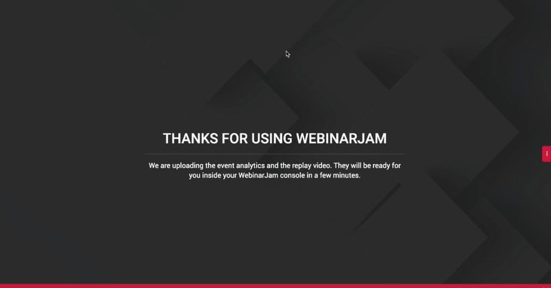 Webinar Thank You Note
