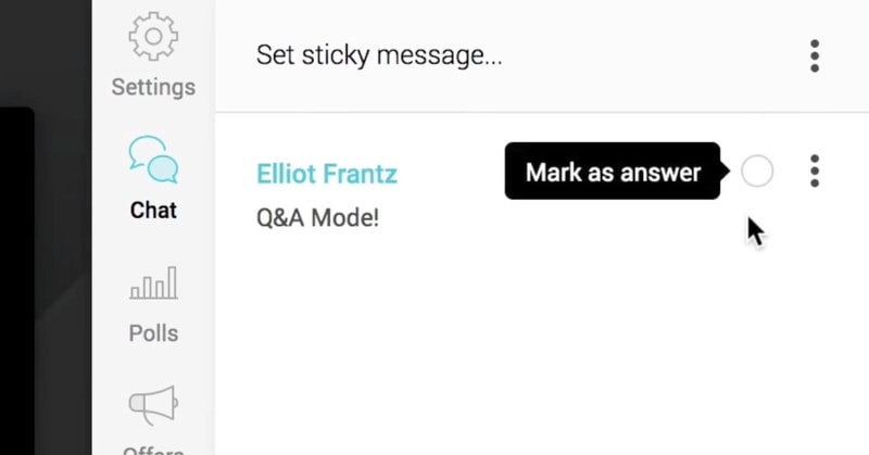 WebinarJam Chat Feature