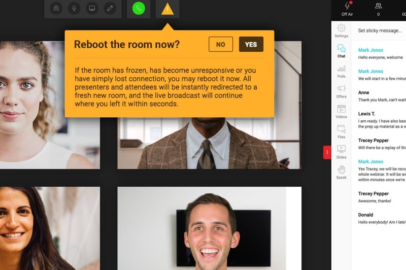 WebinarJam Reboot Room Function