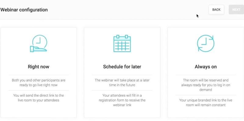 WebinarJam Webinar Configuration