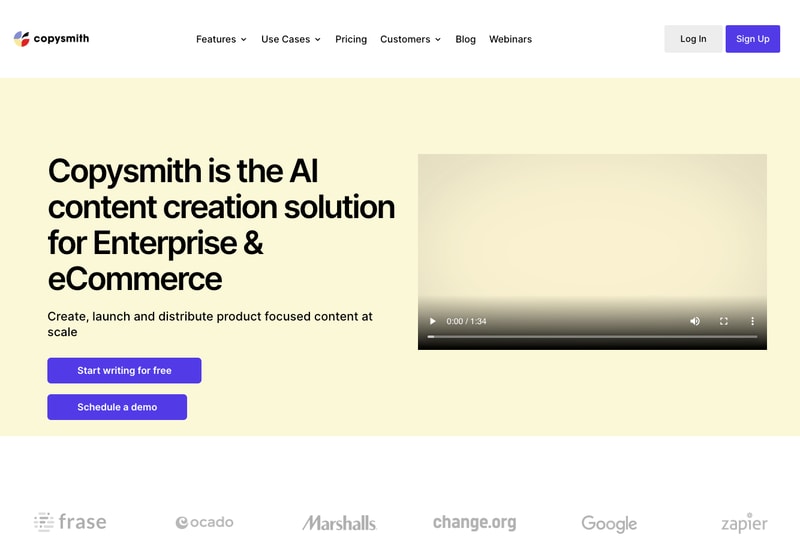 Copysmith Homepage