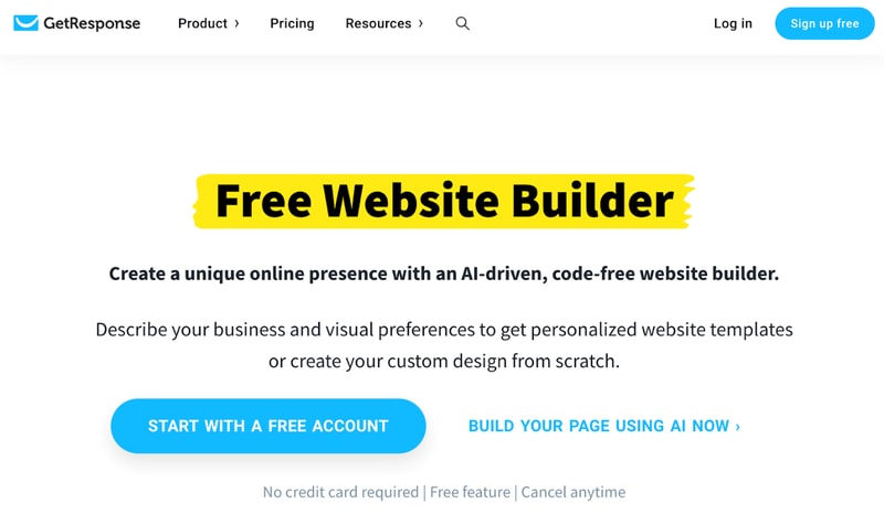 GetResponse AI Builder