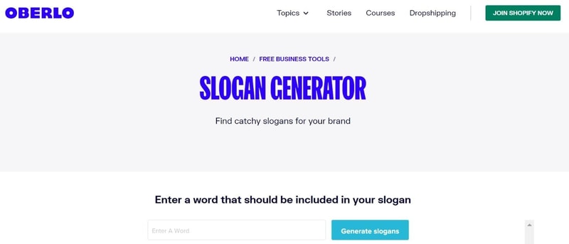 The Best Dropshipping Business Tagline Generator