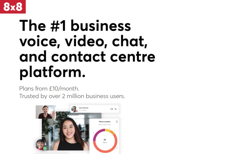 8x8 voip homepage