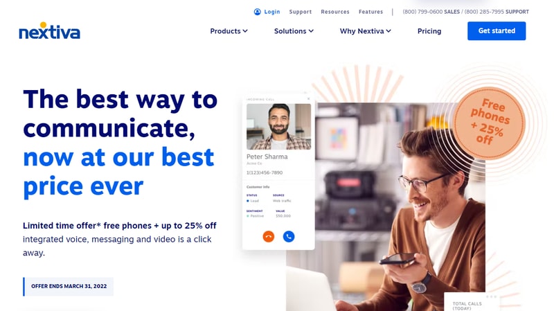 nextiva voip homepage