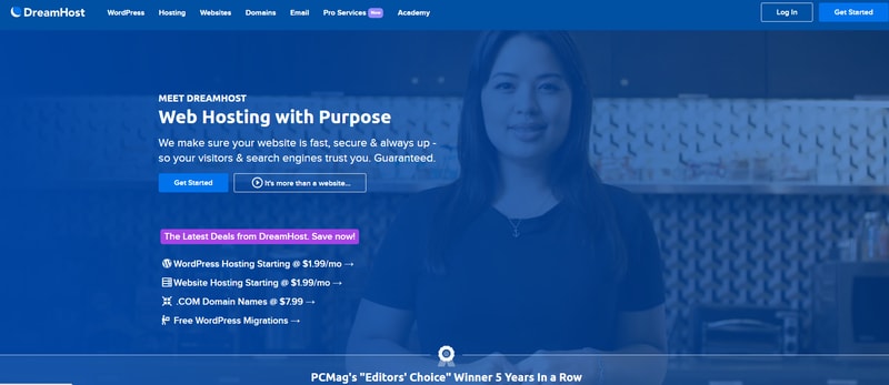 A screenshot of a person