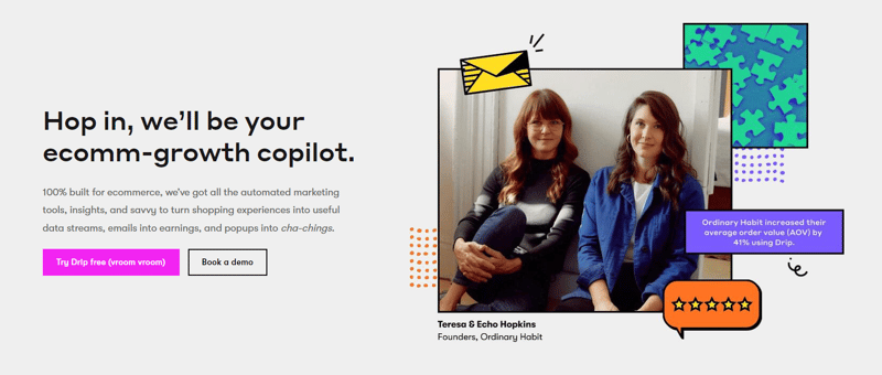 Drip Home Page