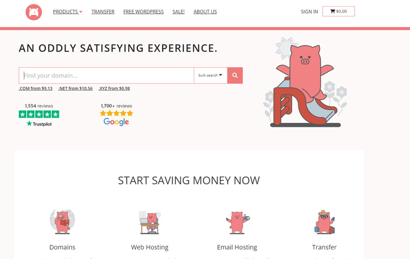 Porkburn homepage