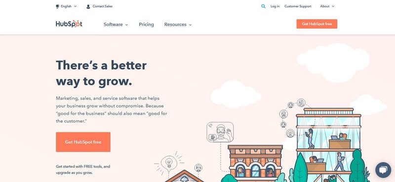 Hubspot landing page