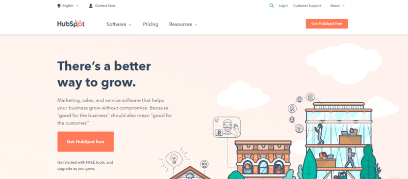 hubspot landing page