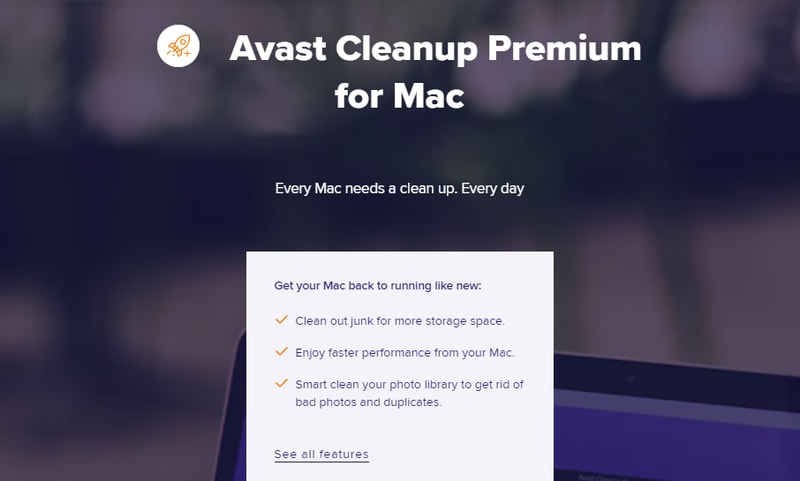 Avastt CleanUp: Mac Cleaner Software