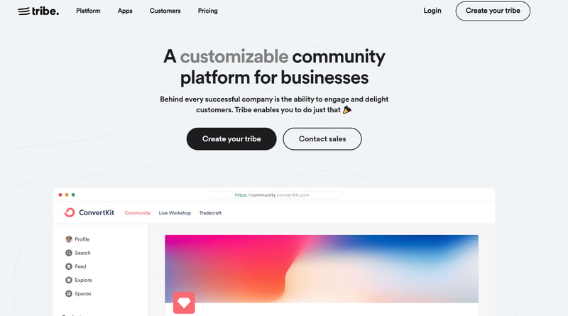 Tribe Homepage