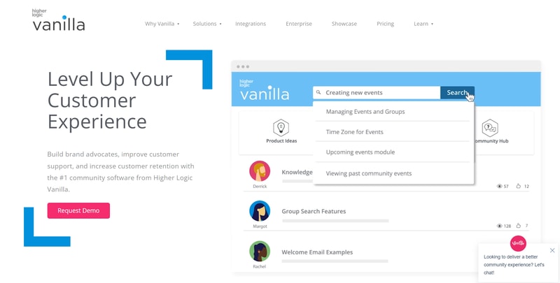 Vanilla Forums Homepage
