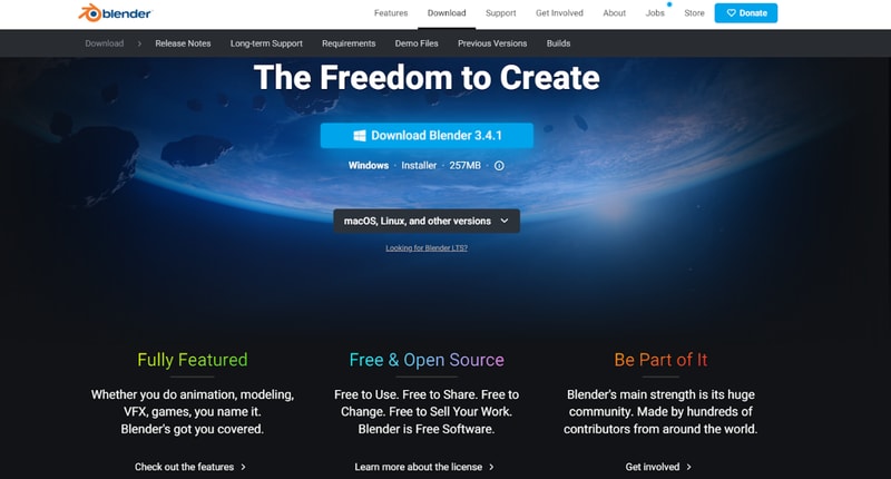 Blender Homepage