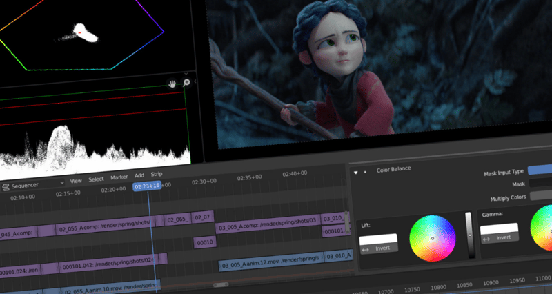 Blender Video Editing Page
