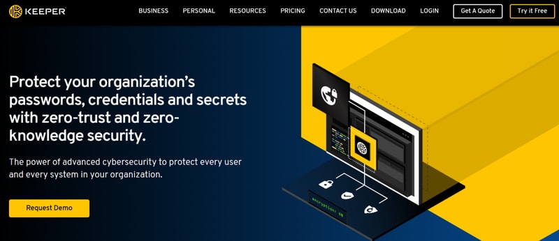 Keeper homepage