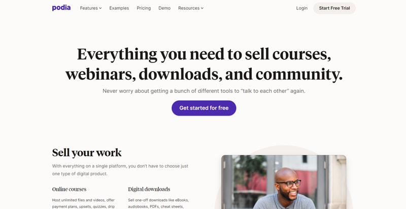podia Best Platforms to Sell Digital Products