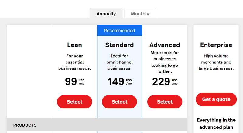 Lightspeed Pricing Page