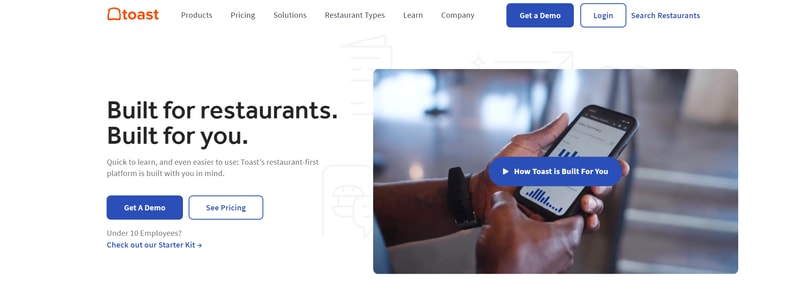 Toast Homepage