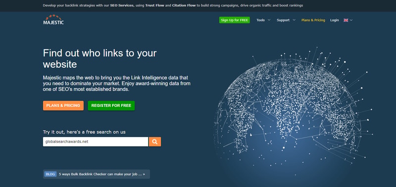 Majestic — Best SEO Tool for Link Analysis