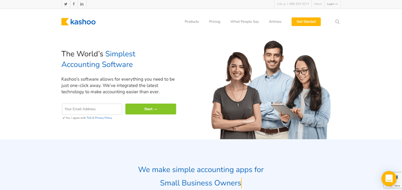 Kashoo Homepage