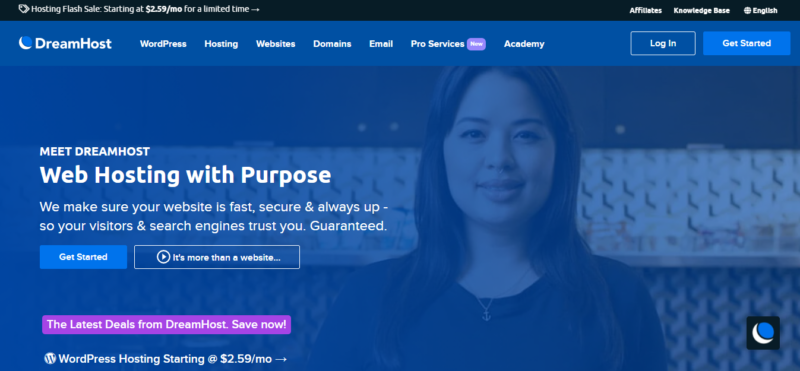 DreamHost Landing Page