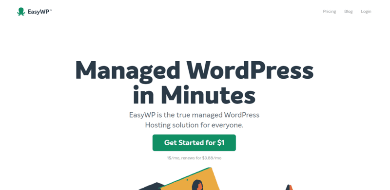 EasyWP Landing Page