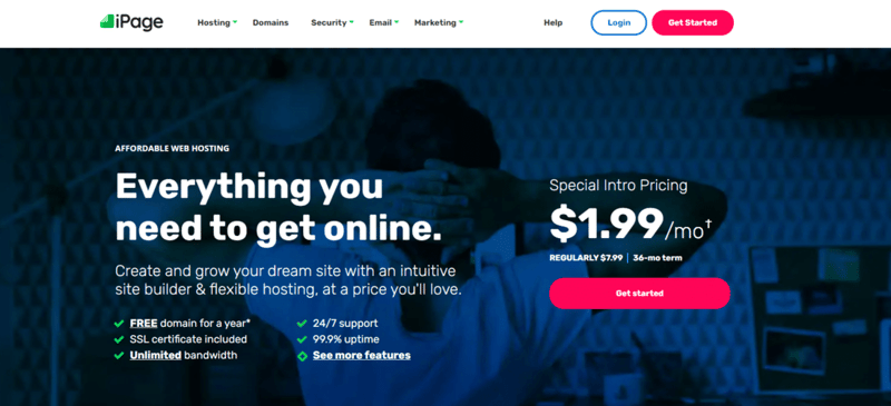 ipage landing page