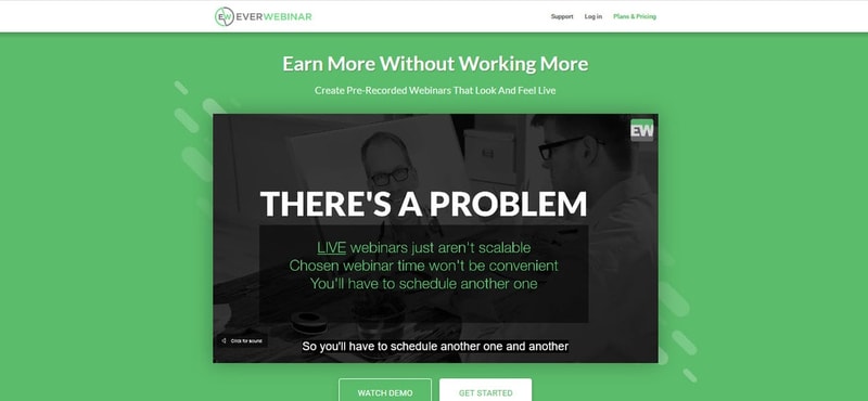 everwebinar landing page