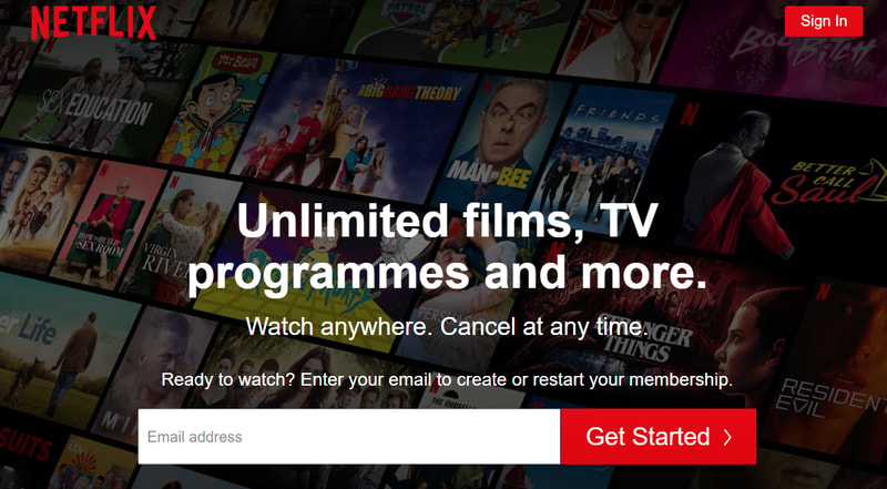 best call to action example: Netflix