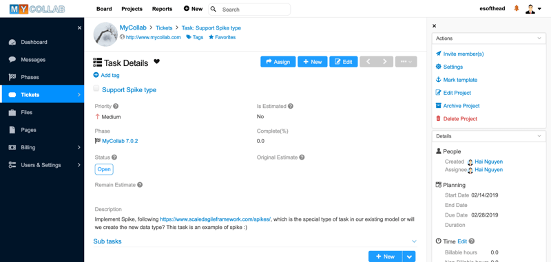 MyCollab Task Board