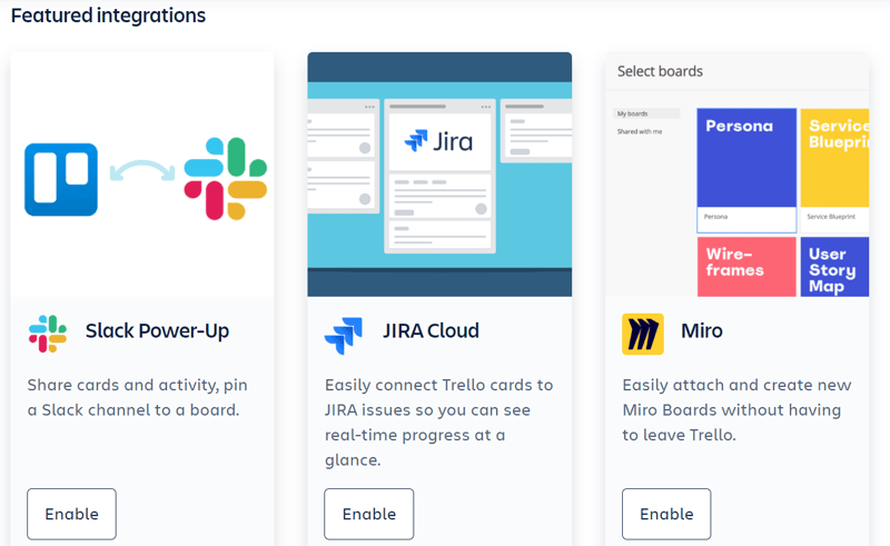 Trello Integration Page