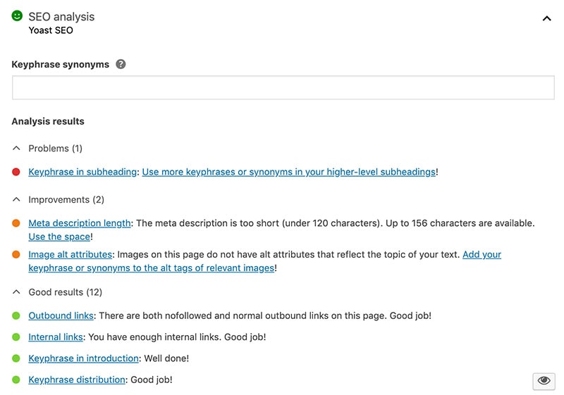 yoast seo wordpress blogging tool