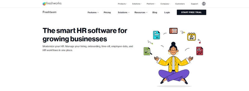 Freshteam Homepage