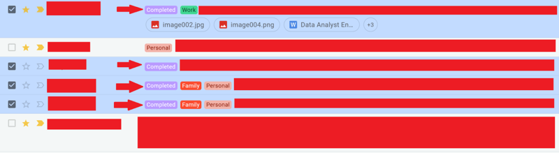 Creating a new label on Gmail