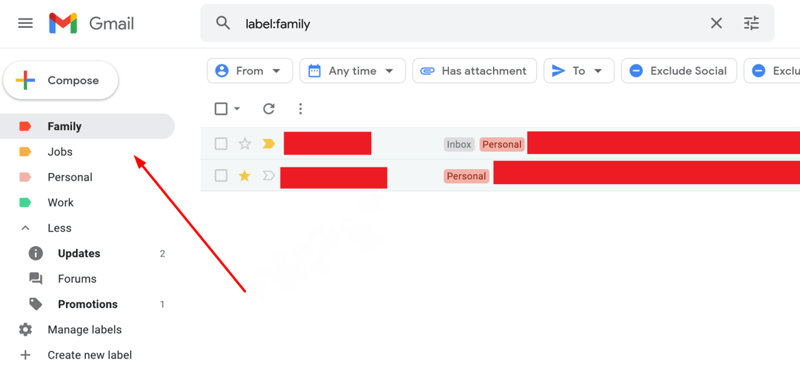 Gmail Labels