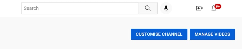 YouTube search bar
