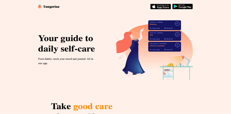 Tangerine Homepage