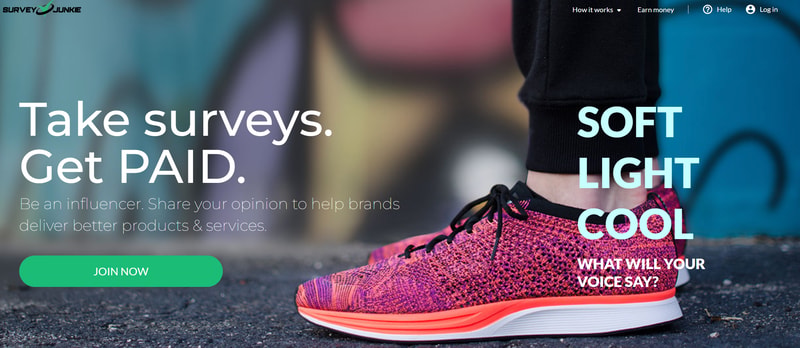 Survey Junkie Homepage