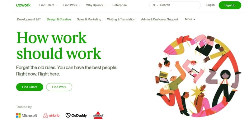 Upwork Homepage