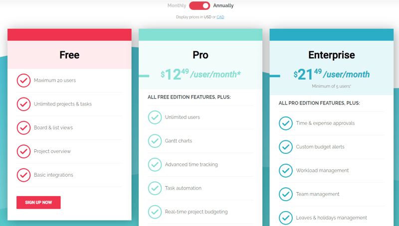Nutcache pricing