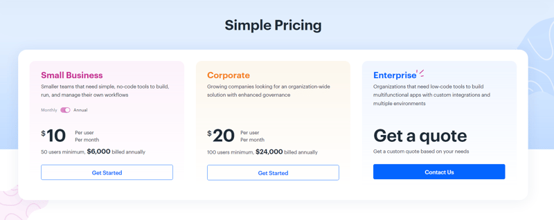 Kissflow pricing